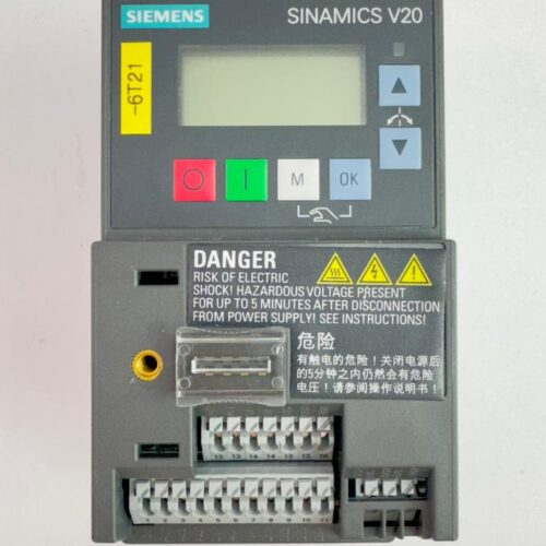 Siemens SINAMICS V20 – Frequenzumrichter 0,25 kW, 1~ 200–240 V  6SL3210-5BB12-5BV1