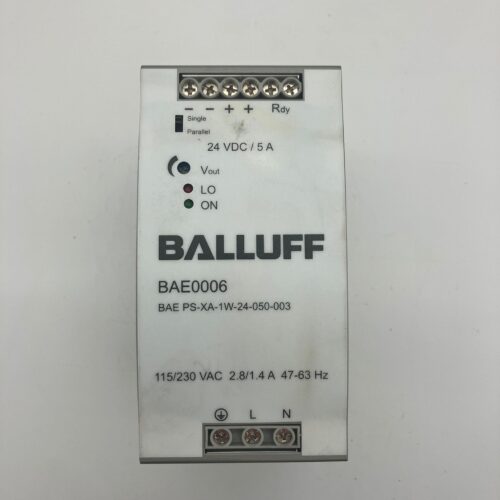 Balluff Netzteil 24VDC 5A BAE0006    BAE PS-XA-1W-24-050-003